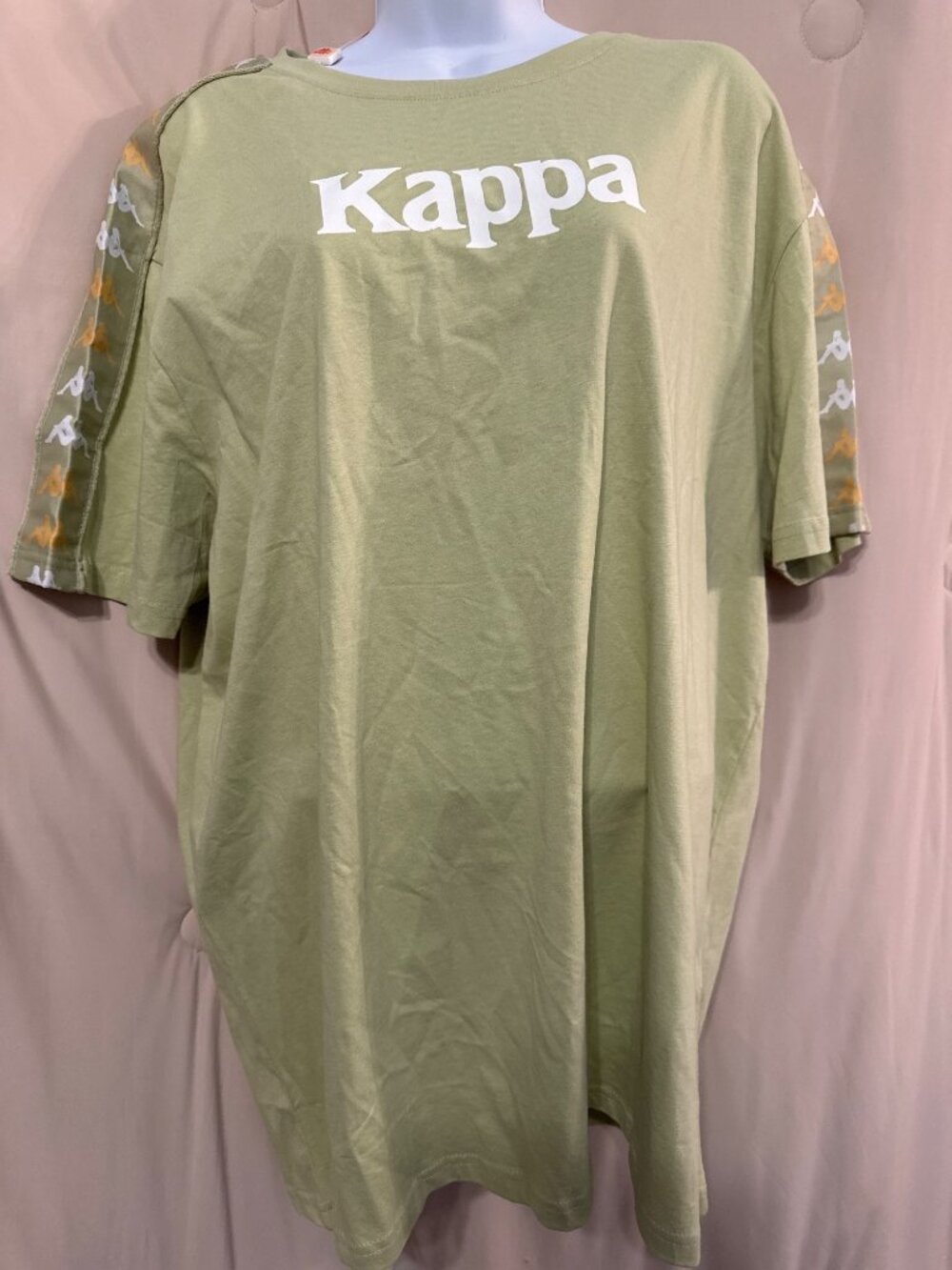 Men's Olive Green Kappa 222 Banda Deto T-Shirt NEW XXL